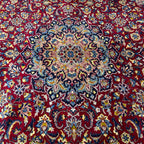 398 x 298 cm Hand-Knotted Mashad Persian Wool Rug