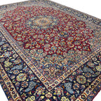 398 x 298 cm Hand-Knotted Mashad Persian Wool Rug