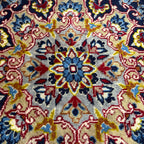 398 x 298 cm Hand-Knotted Mashad Persian Wool Rug