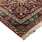 412 x 270 cm Hand-Knotted Persian Kashan Wool Rug