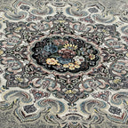 400 x 300 cm Persian Machine-Made Floral, Grey Rug