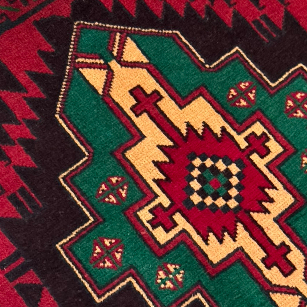 140 x 80 cm Tribal Hand Knotted Afghan Balouch Rug