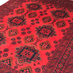 297 x 193 cm Hand-Knotted Afghan Khal Mohammadi Turkmen Rug