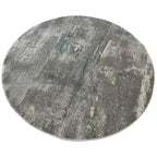 160 x 160 cm Modern Plain Grey Light Blue Round Rug