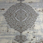 290 x 200 cm Persian Tabriz Design Machine-Made Rug, Grey