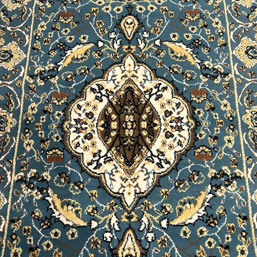 600 x 80cm Persian Design Machine Made, Blue Runner Rug
