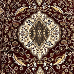 600 x 80cm Persian Mashad Machine Made, Red Runner Rug