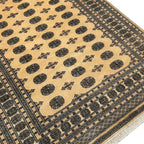 296 x 201 cm Hand-Knotted Karachi Bokhara – Beige Rug