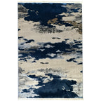 290 x 200 cm Textured Modern Turkish Machine Made – Blue Rug