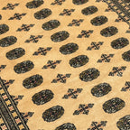 296 x 201 cm Hand-Knotted Karachi Bokhara – Beige Rug