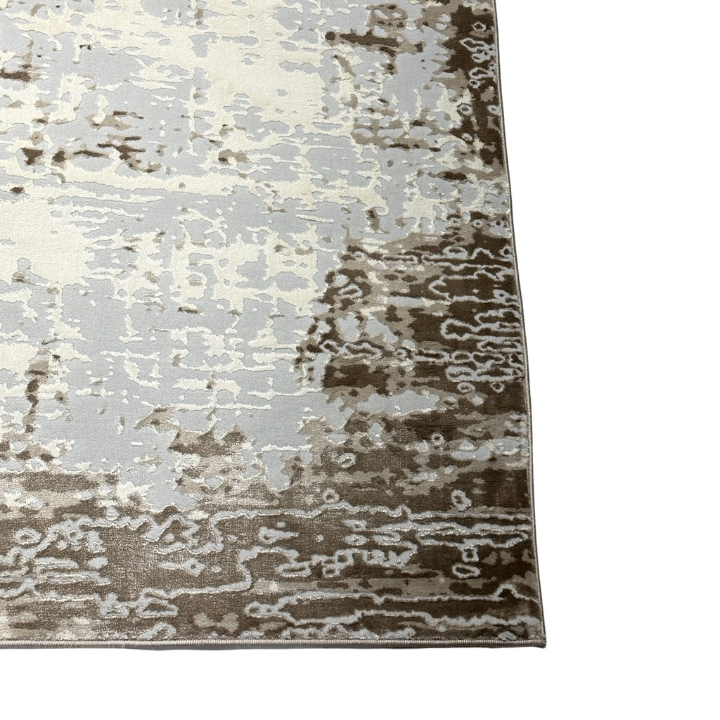 290 x 200 cm Persian Tabriz Design Machine-Made Rug, Grey
