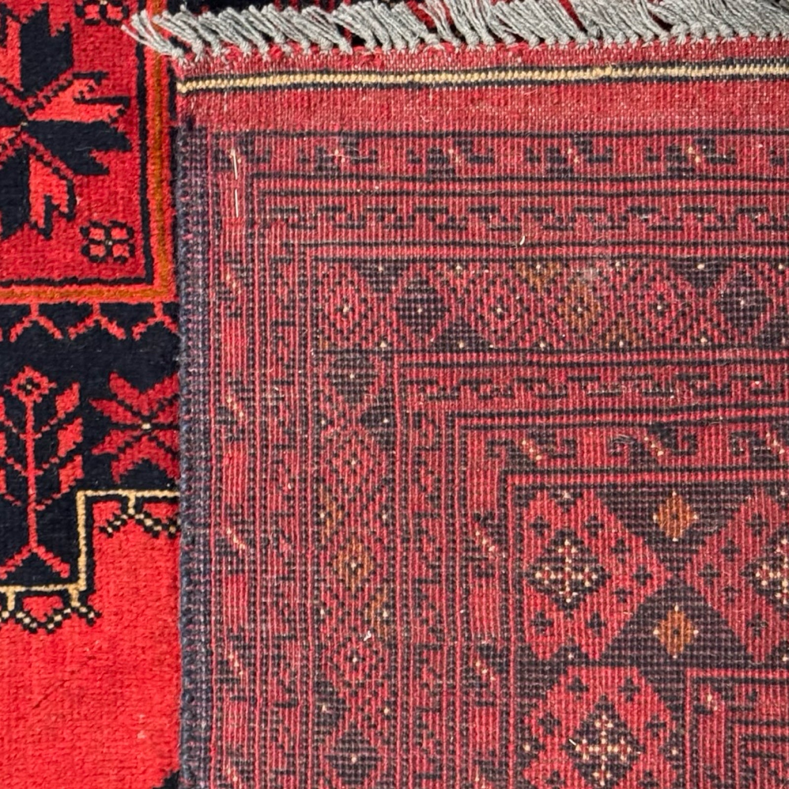 297 x 193 cm Hand-Knotted Afghan Khal Mohammadi Turkmen Rug