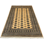 296 x 201 cm Hand-Knotted Karachi Bokhara – Beige Rug