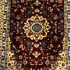 800 x 80 cm Persian Kashan Runner Rug, Machine-Made