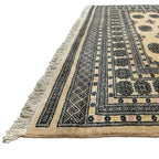 296 x 201 cm Hand-Knotted Karachi Bokhara – Beige Rug