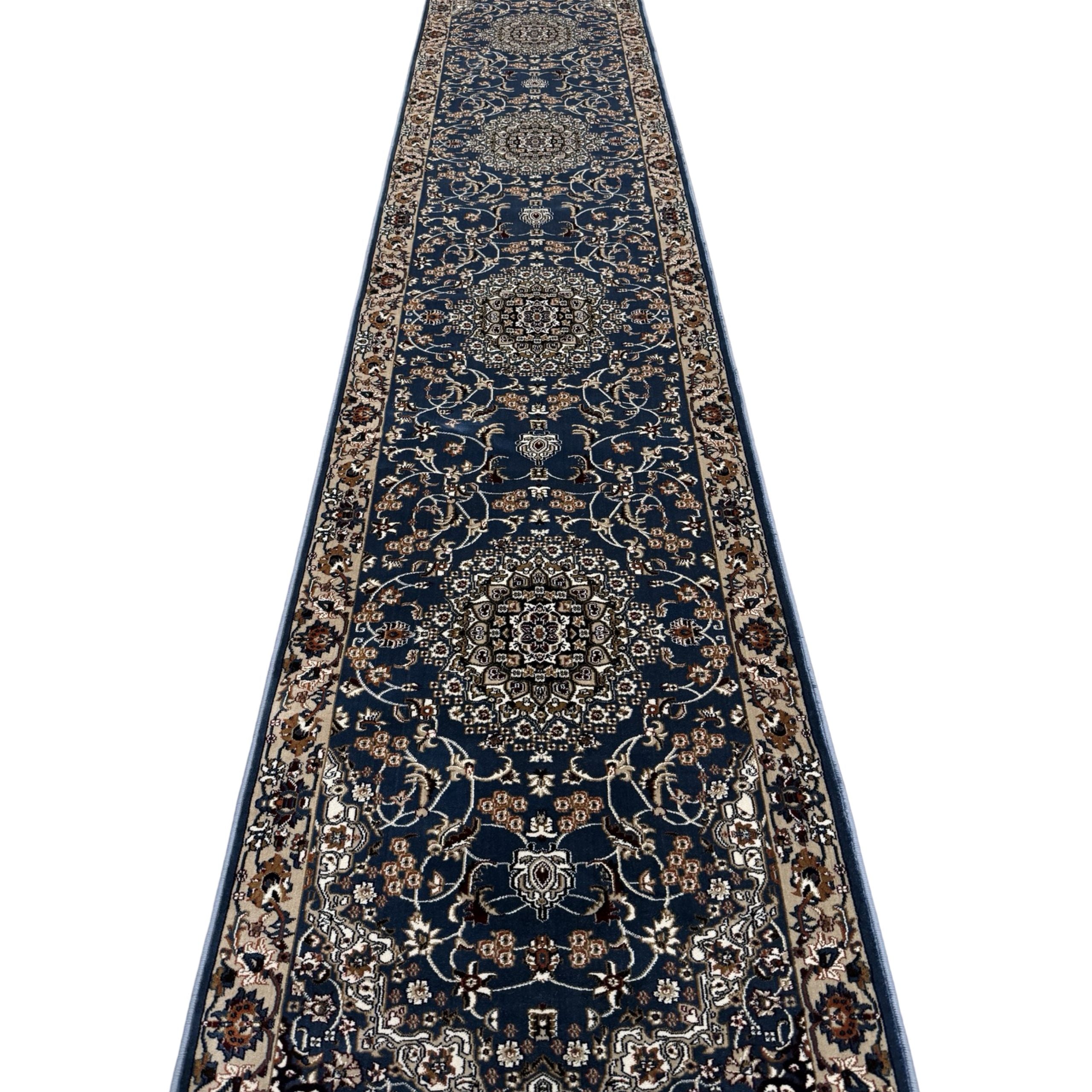 400 x 80cm Turkish Machine Made Persian Runner Rug