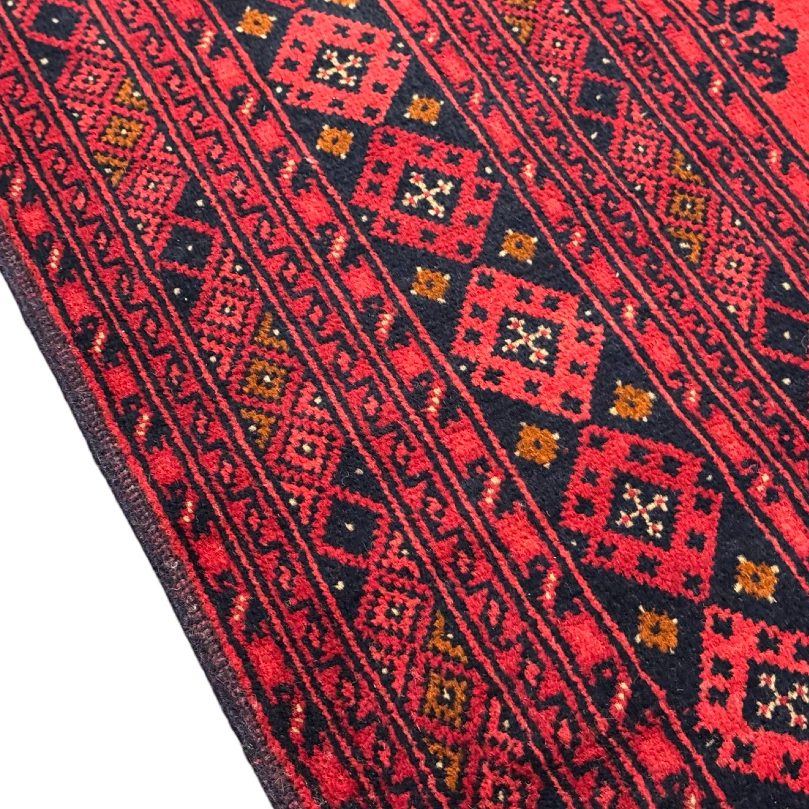 297 x 193 cm Hand-Knotted Afghan Khal Mohammadi Turkmen Rug
