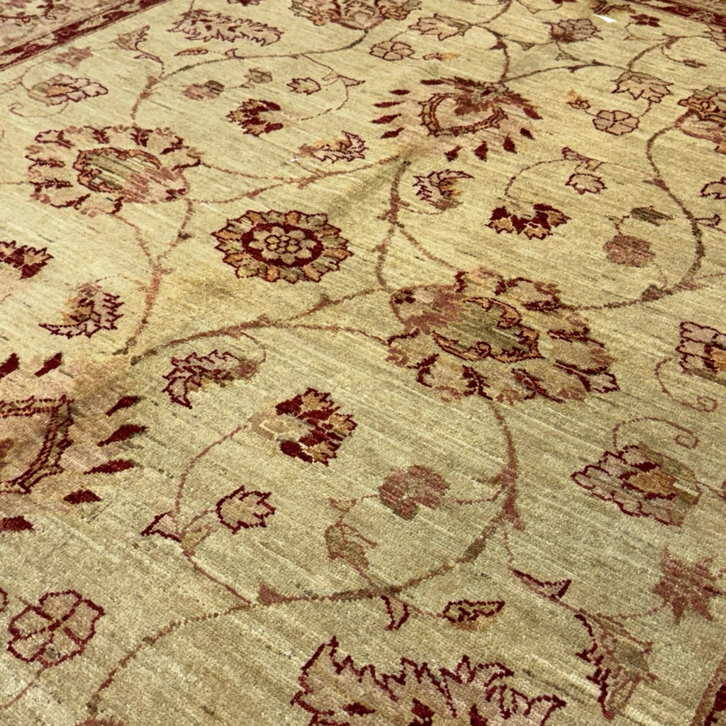247 x 180 cm Afghan Chobi Hand-Knotted Wool Rug
