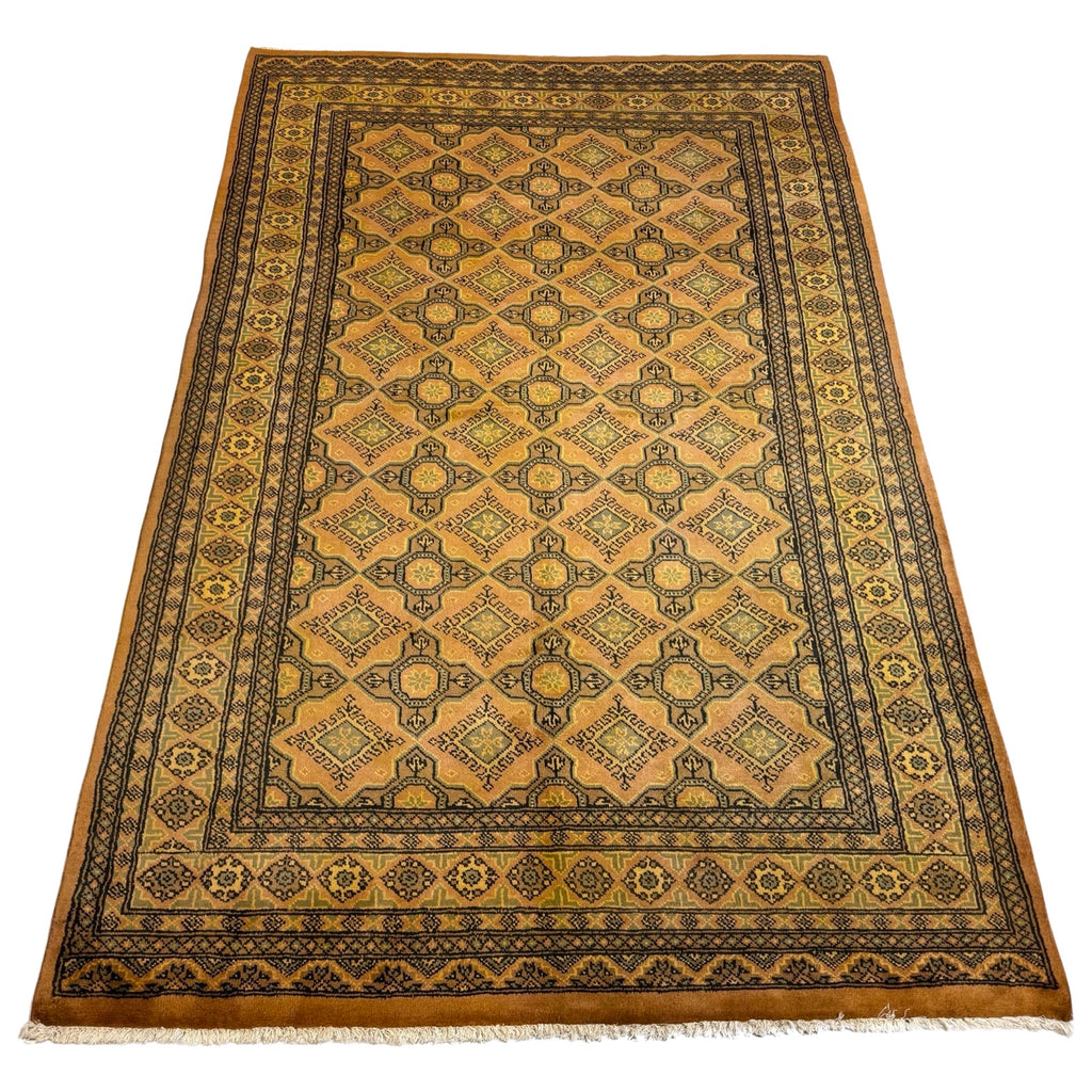244 x 158 cm Hand Knotted Karachi Jaldar Bokhara – Wool Rug