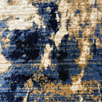 400 x 80 cm Modern Blue/Beige Runner Machine-Made