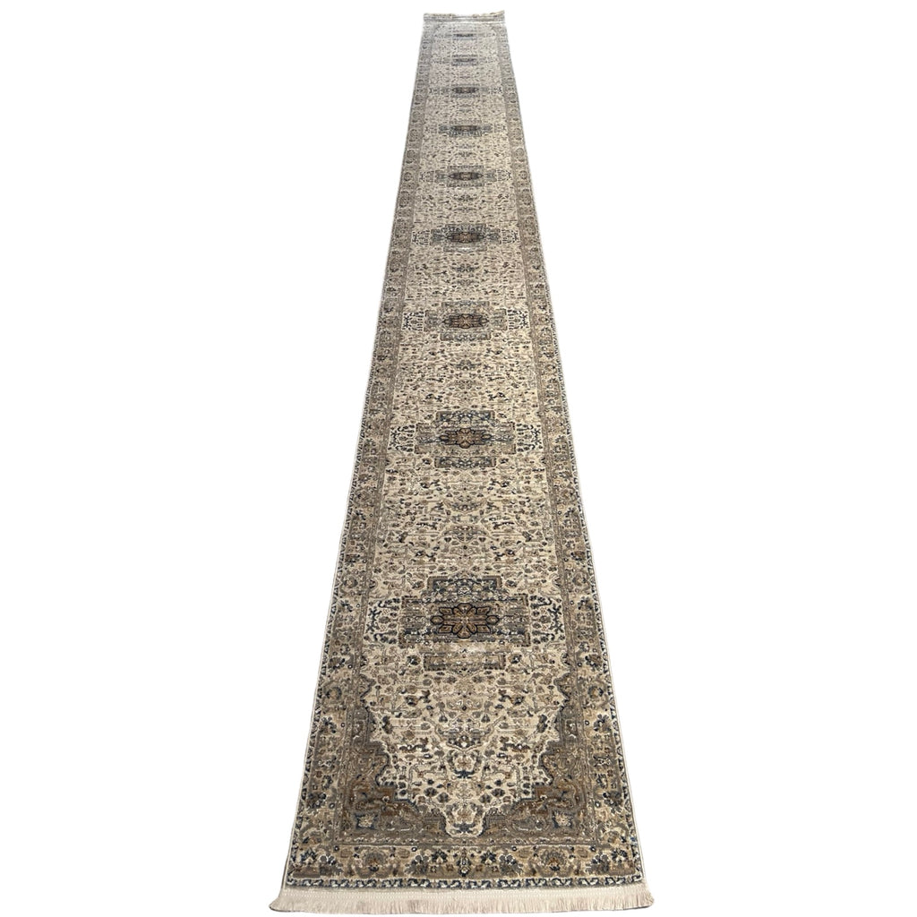 800 x 80cm Persian Machine Made, Beige Runner Rug