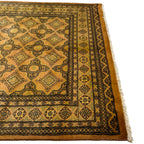 244 x 158 cm Hand Knotted Karachi Jaldar Bokhara – Wool Rug