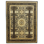 237 x 175 cm Afghan Chobi Mamluk Hand-Knotted Wool Rug