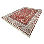 400 x 300 cm Persian Machine-Made Red All-Over Floral Rug