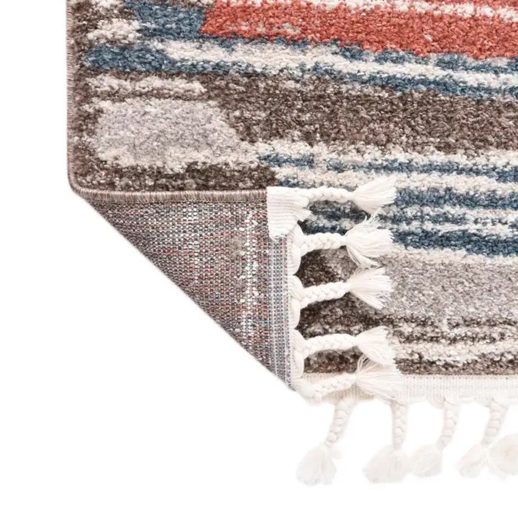 365 x 365 cm Large Size Square Modern Geometric Design – Multicolour Rug