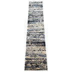 400 x 80cm Modern Machine Made – Navy Runner Rug