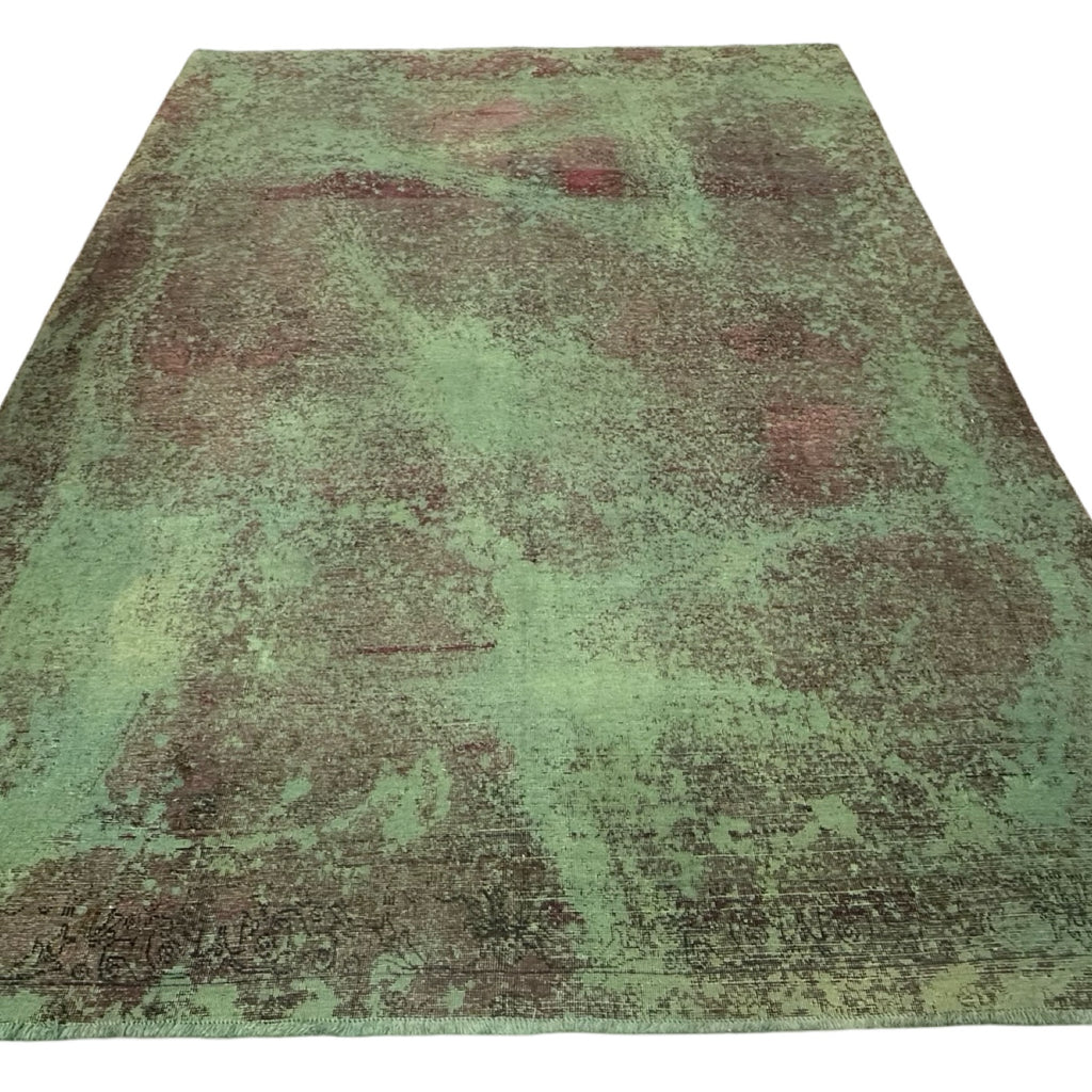363 x 262 cm Hand-Knotted Ultra Vintage Persian Wool Rug