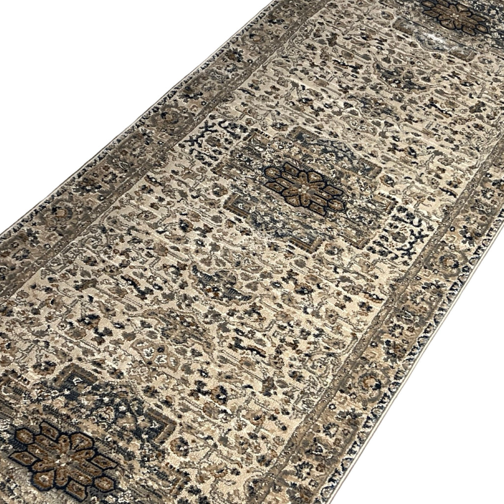800 x 80cm Persian Machine Made, Beige Runner Rug