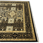 237 x 175 cm Afghan Chobi Mamluk Hand-Knotted Wool Rug