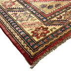 216 x 145 cm Hand Knotted Afghan Kazak Wool Rug