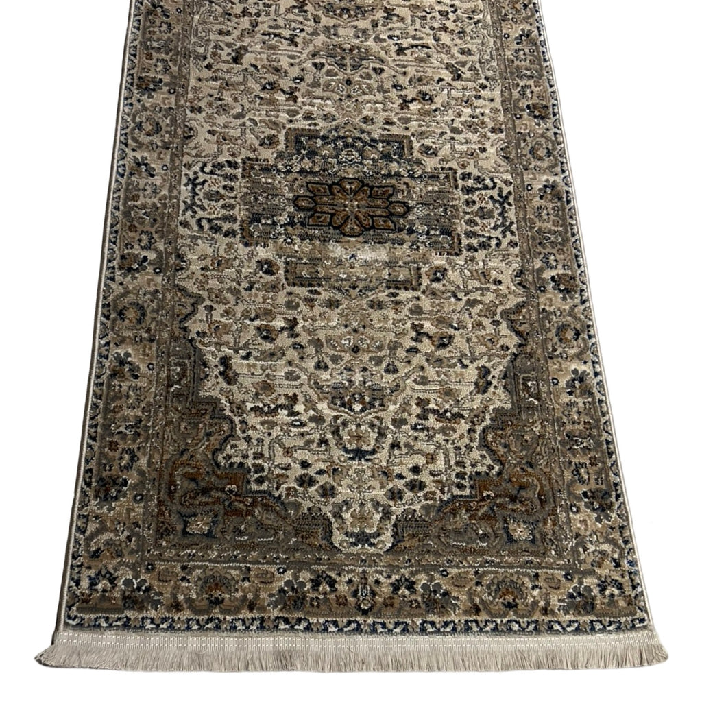 800 x 80cm Persian Machine Made, Beige Runner Rug