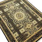 237 x 175 cm Afghan Chobi Mamluk Hand-Knotted Wool Rug