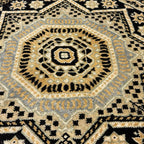 237 x 175 cm Afghan Chobi Mamluk Hand-Knotted Wool Rug