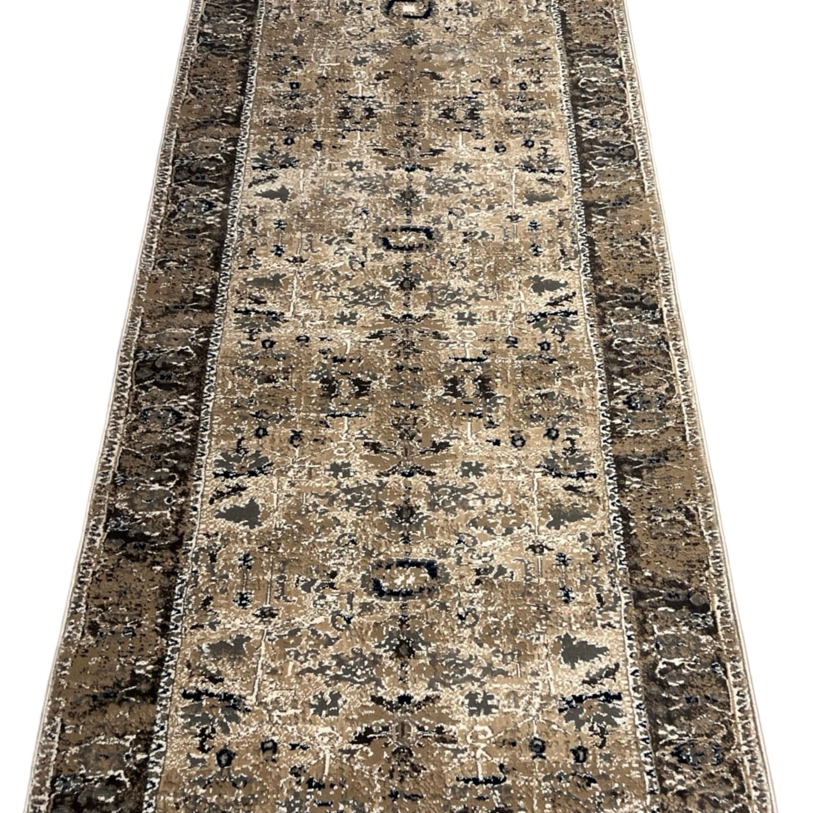 800 x 80 cm Persian Vintage Runner Rug, Machine-Made