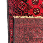 290 x 80 cm Hand Knotted Afghan Akche Wool Runner Rug