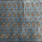 297 x 201 cm Hand Knotted Karachi Bokhara – Blue Rug