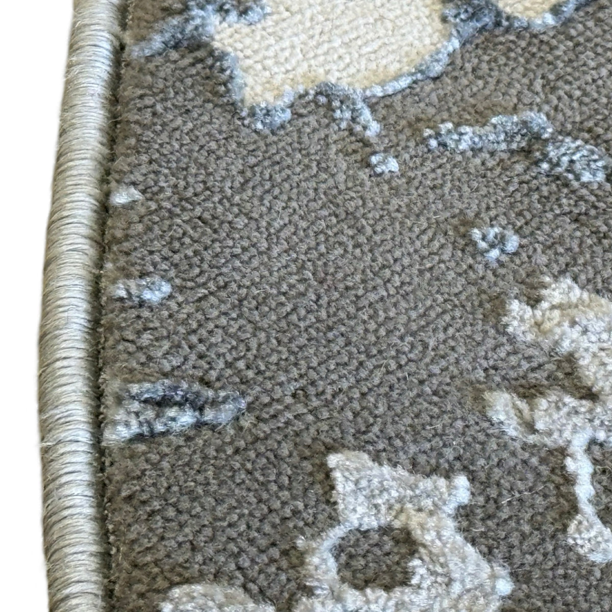 160 x 160 cm Modern Plain Grey Round Rug