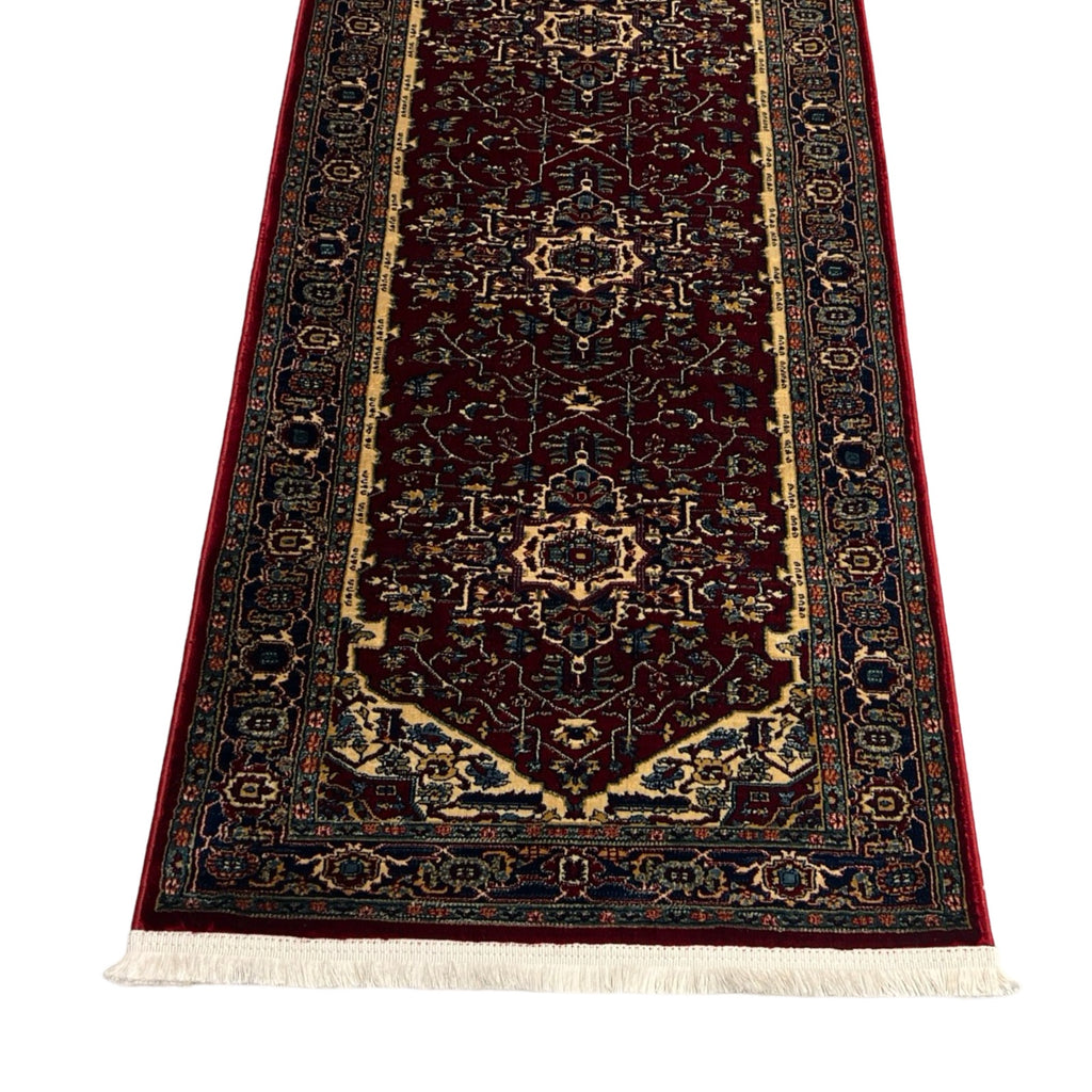 800 x 80 cm Persian Heriz Design Machine Made – Red Runner Rug