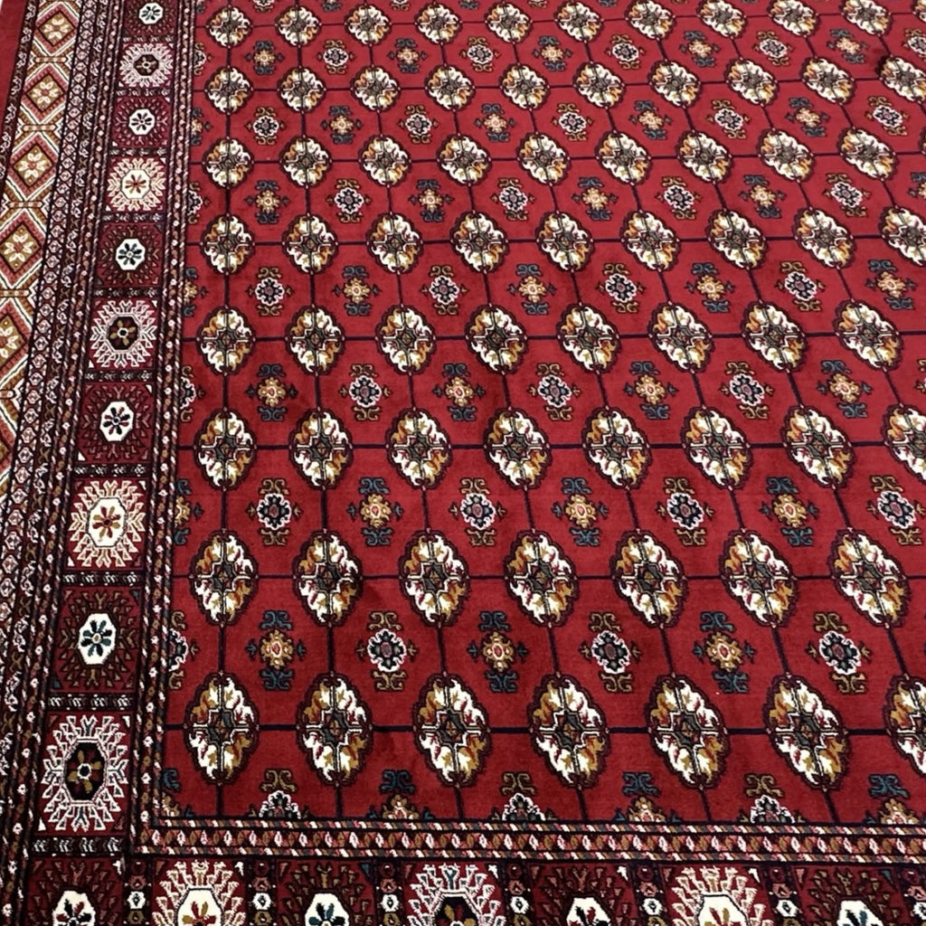 400 x 300 cm Machine-Made Red Tekke Turkmen Design Rug