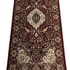 600 x 80cm Persian Mashad Machine Made, Red Runner Rug