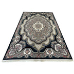 400 x 300 cm Persian Machine-Made, Navy/Grey Rug