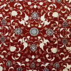 400 x 300 cm Persian Machine-Made Red All-Over Floral Rug