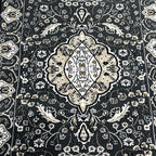 600 x 80cm Persian Design Machine Made, Grey Runner Rug