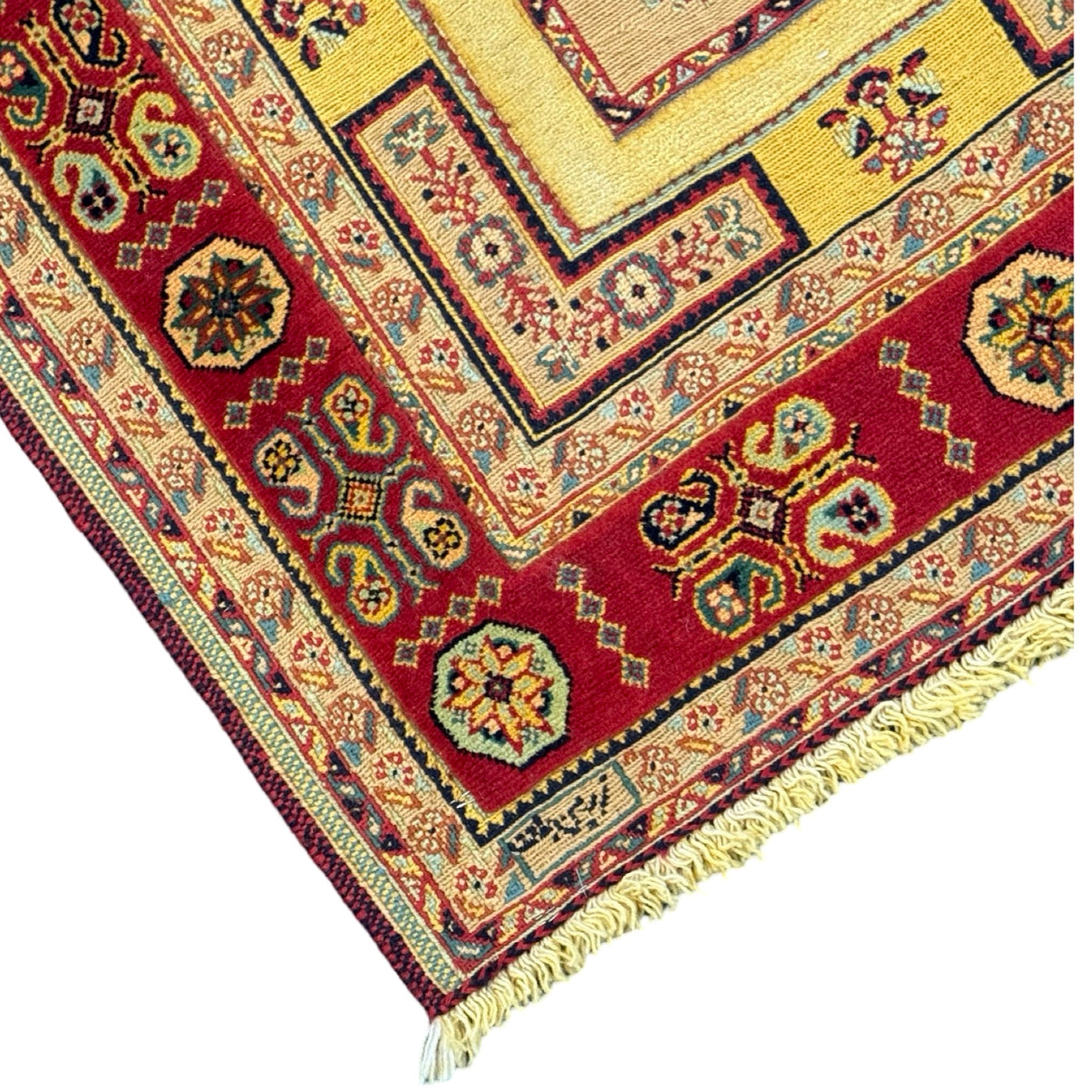 121 x 80 cm Afghan Hand Woven Textured Kilim Soumak Wool Rug