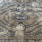 230 x 160 cm Persian Machine-Made Beige & Blue, Rug