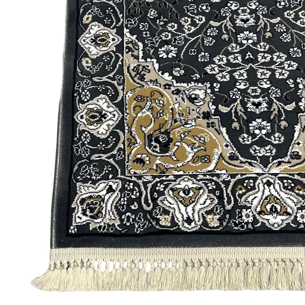 600 x 80cm Persian Design Machine Made, Grey Runner Rug